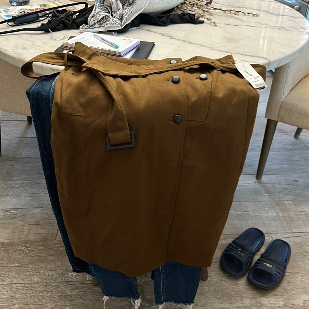 Skirt olive color- green